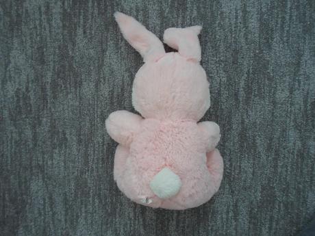 Růžový plyšák králík,