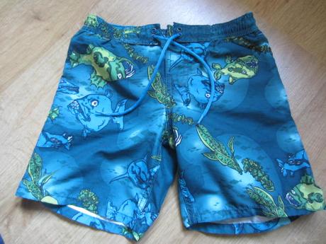 Bezva koupací šortky, kraťasy, plavky, h&m,122