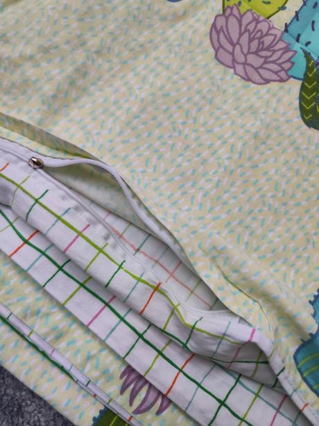 Oboustranné bavlněné povlečení na dvoulůžko, 