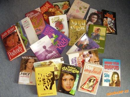 Romány pro ženy - cena za 1 ks - 85 kč, 