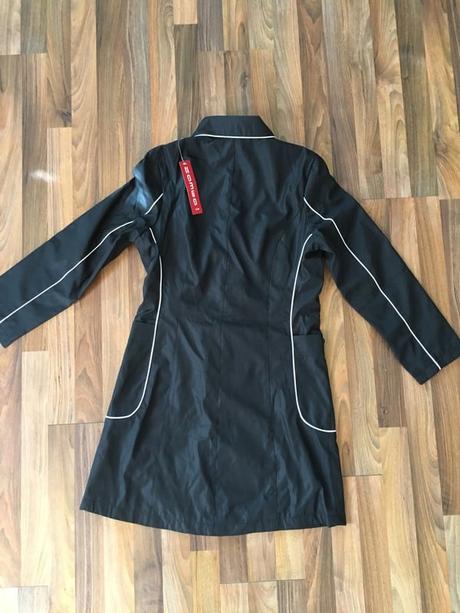 Nový černý kabát, vel m, zamba, m / s