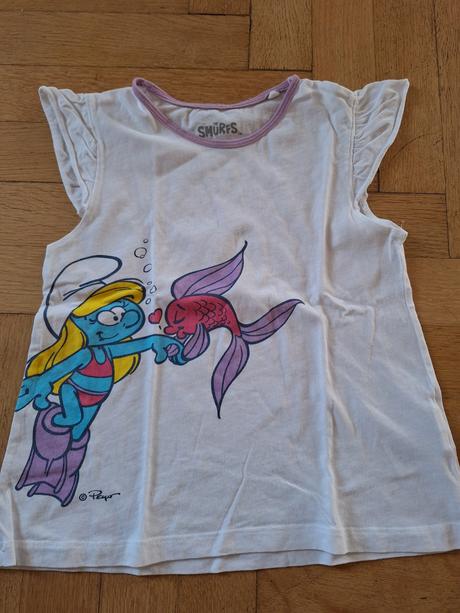 Pyžamo šmoulové smurfs vel. 122 / 128, lupilu,122