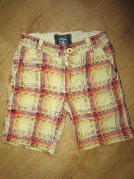 Peckovní kostkované kraťasy, h&m,98