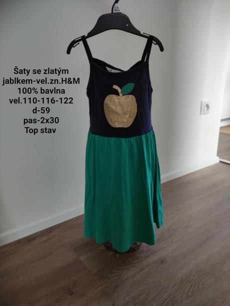 Šaty-110-116, h&m,116