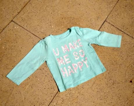 Tričko / triko dlouhý rukáv dlouhý rukáv74pro holk, f&f,74