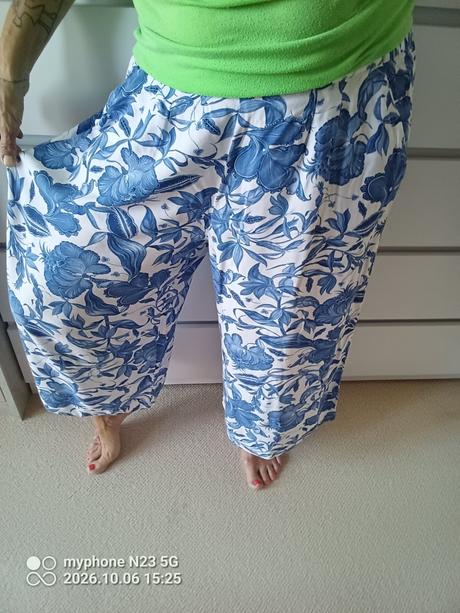 Kalhoty široké zn."h&m" vel."42", h&m,42