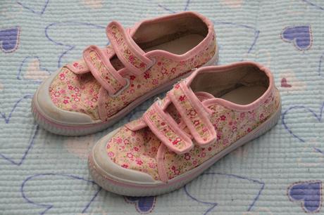 Letní plátěné tenisky, plátěnky květované, 32