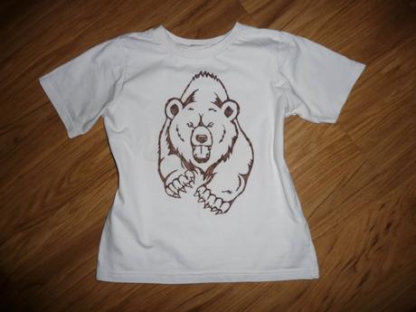 Triko tu s medvědem na 7-8let vel.128, tu,128