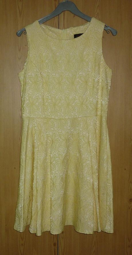 Světle žluté dámské šaty kalami exclusive, m