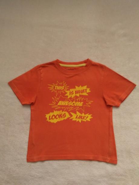 Tričko s nápisem oranžové, 104