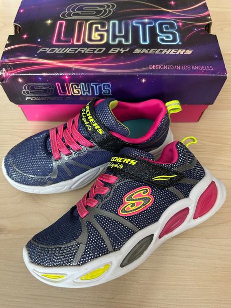 Boty - svítící tenisky skechers, skechers,30