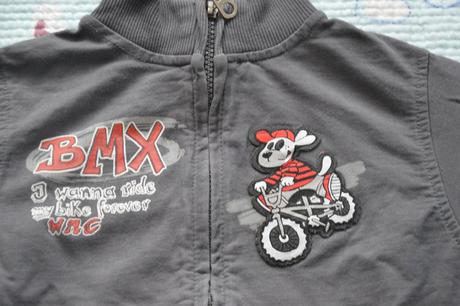 Šedá mikina bmx, zn. wenice, wenice,92