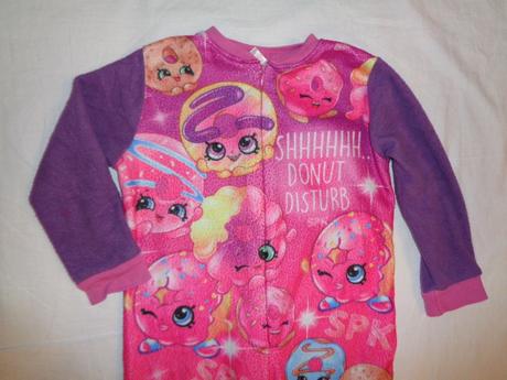 Luxusní flízový overal - donuti, 104