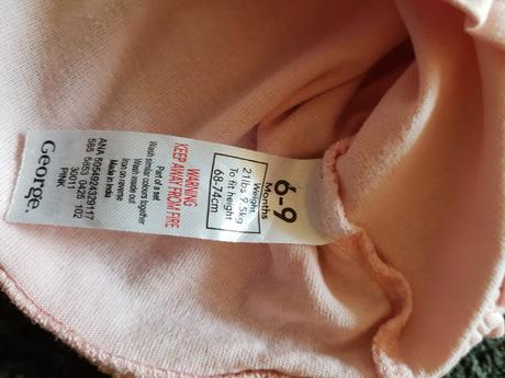 Dívčí tričko značky george, velikost 6-9 měsíců, george,68