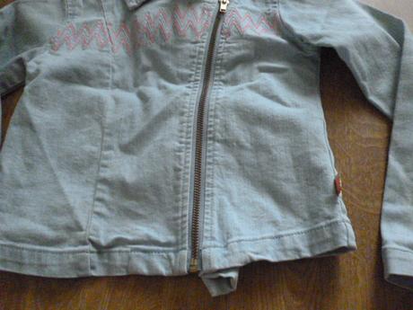 Elastická riflová bunda křivák 6 l, 116