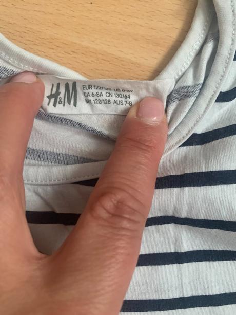 Tílko & tričko se srdíčkem h&m vel. 122/128, h&m,122