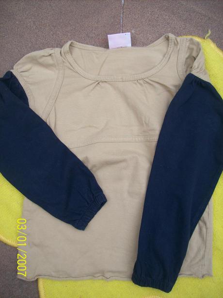 Triko s dlouhým rukávem, 128