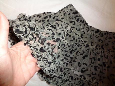 Exkluzivní šedá tygrovaná tutu sukně, h&m,92