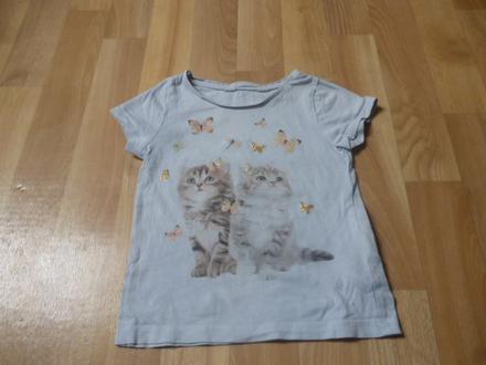 Kočičkové triko vel. 2-4 h-m, h&m,98