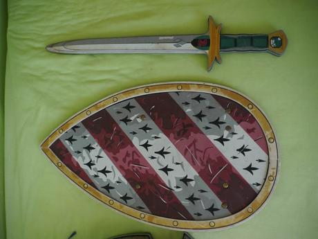 Playmobil 4217 pevnost rytíře s 2 meci, stity, 