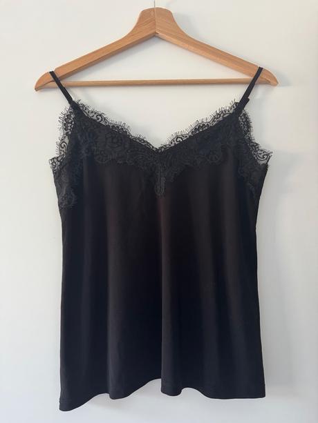 Černá halenka/tílko vel.xs / 34, amisu,xs