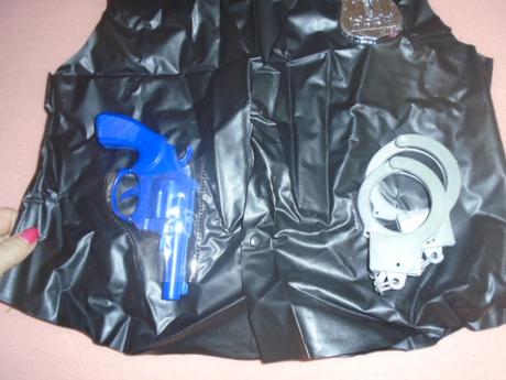 Kostým maska policie policista, 