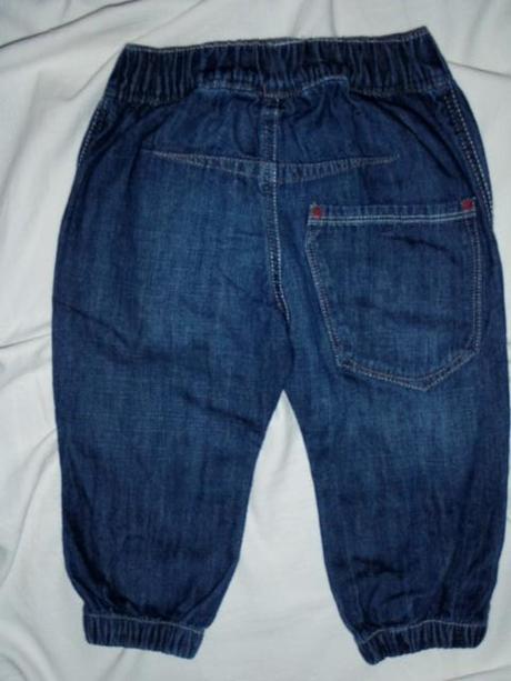 Super komplet riflíků a žlutého trička, h&m,92