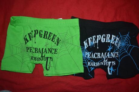 2x bavlněné boxerky na 3-4 r., 104 / 110