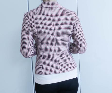 Sako vinovo-cerveno -bezove vel.34 h&m, h&m,34