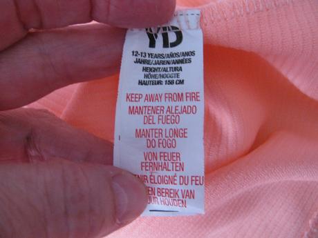 Elastická neonově lososová sukně yd, young dimension,158