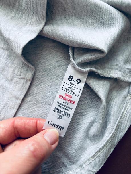 Triko šedé - v.8/9 let, george,134