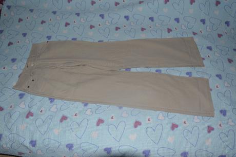 164 170 elastické plátěné kalhoty, 164