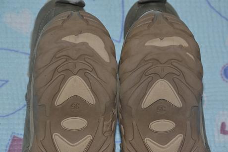 35 khaki zimní boty dzo vysoké sucháče kožíšek, 35