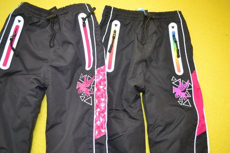 Oteplené dívčí šusťákové kalhoty kugo, kugo,98 / 104