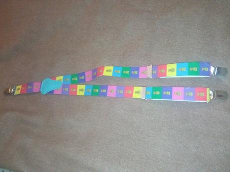 Dětské kšandy s medvídkem, 