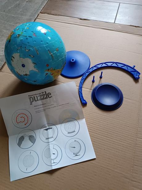 Otočný globus puzzle 180 dílů, 