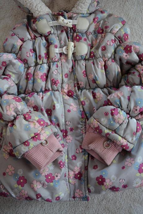 Zimní kytičkovaná bunda, george,110