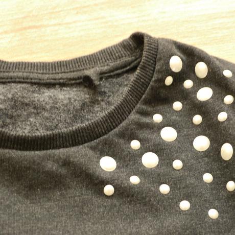 Tmave sediva mikina s volankem 134/140, c&a,134