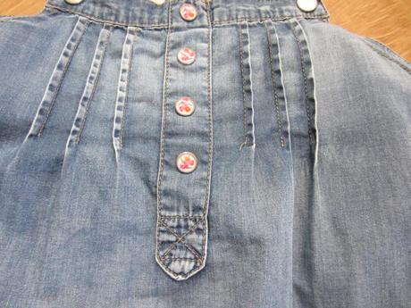 Lehoučké džínové, riflové šatičky, sukýnka kappahl, kappahl,116