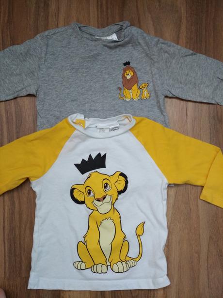 Trika lvi král, h&m,80