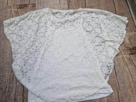 Dívčí triko s netopýřími rukávy, h&m,164