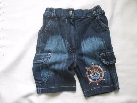 Džínové kraťasy s kormidlem, 80