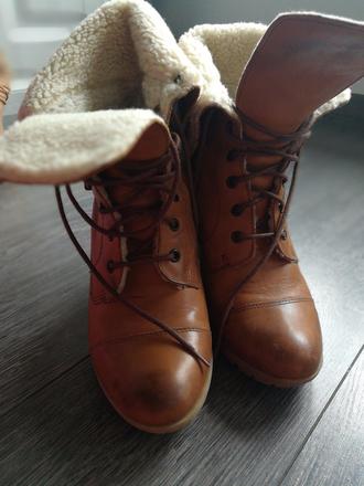 Hnědé kozačky, 39