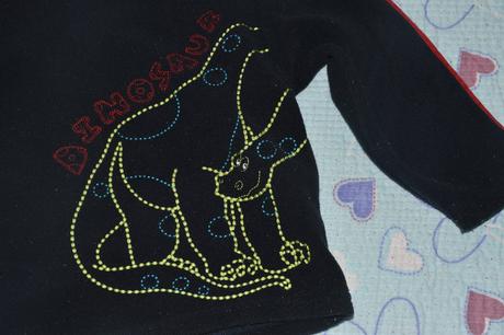 Fleesová mikina s dinosaurem, george,98