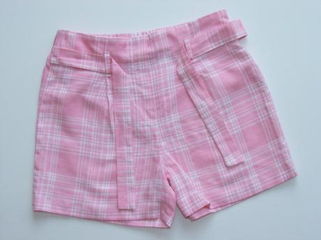 P94 růžové kraťasy vel. 9-10 let, river island,140