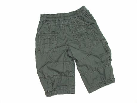 J422 podšité plátěné kalhoty vel. 68, mothercare,68