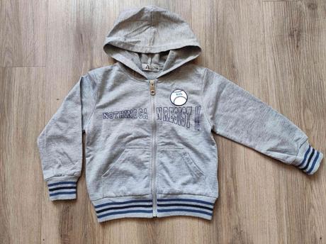 Chlapecká bavlněná mikina na zip vel. 98/104, 98