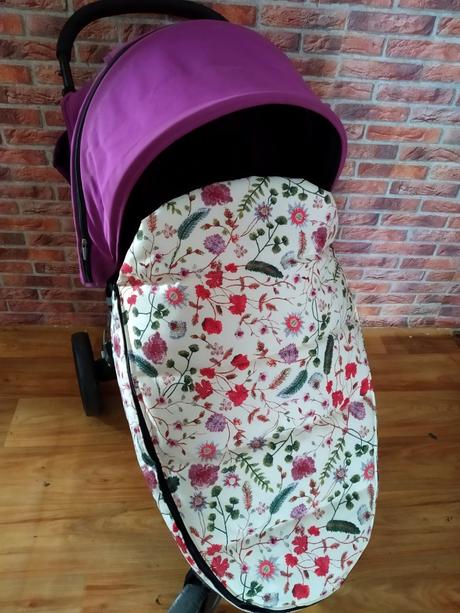 Květinkový nánožník se zipy, 