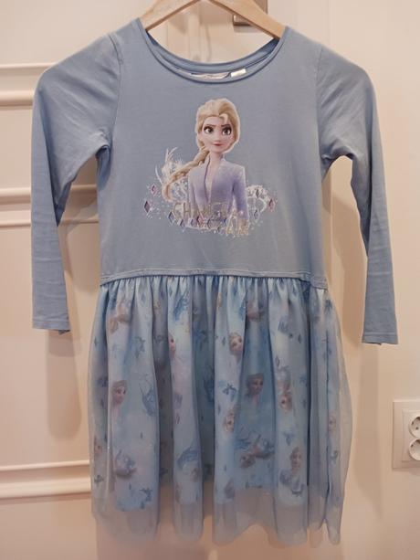 Frozen šatičky h&m č.122/128, h&m,122
