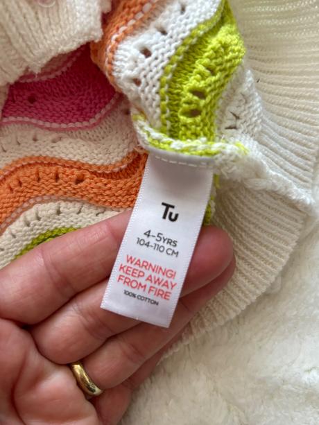 Svetr duhový - v.4/5 let, tu,110
